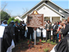 Antioch Missionary Baptist Church Historical Marker with Crowd