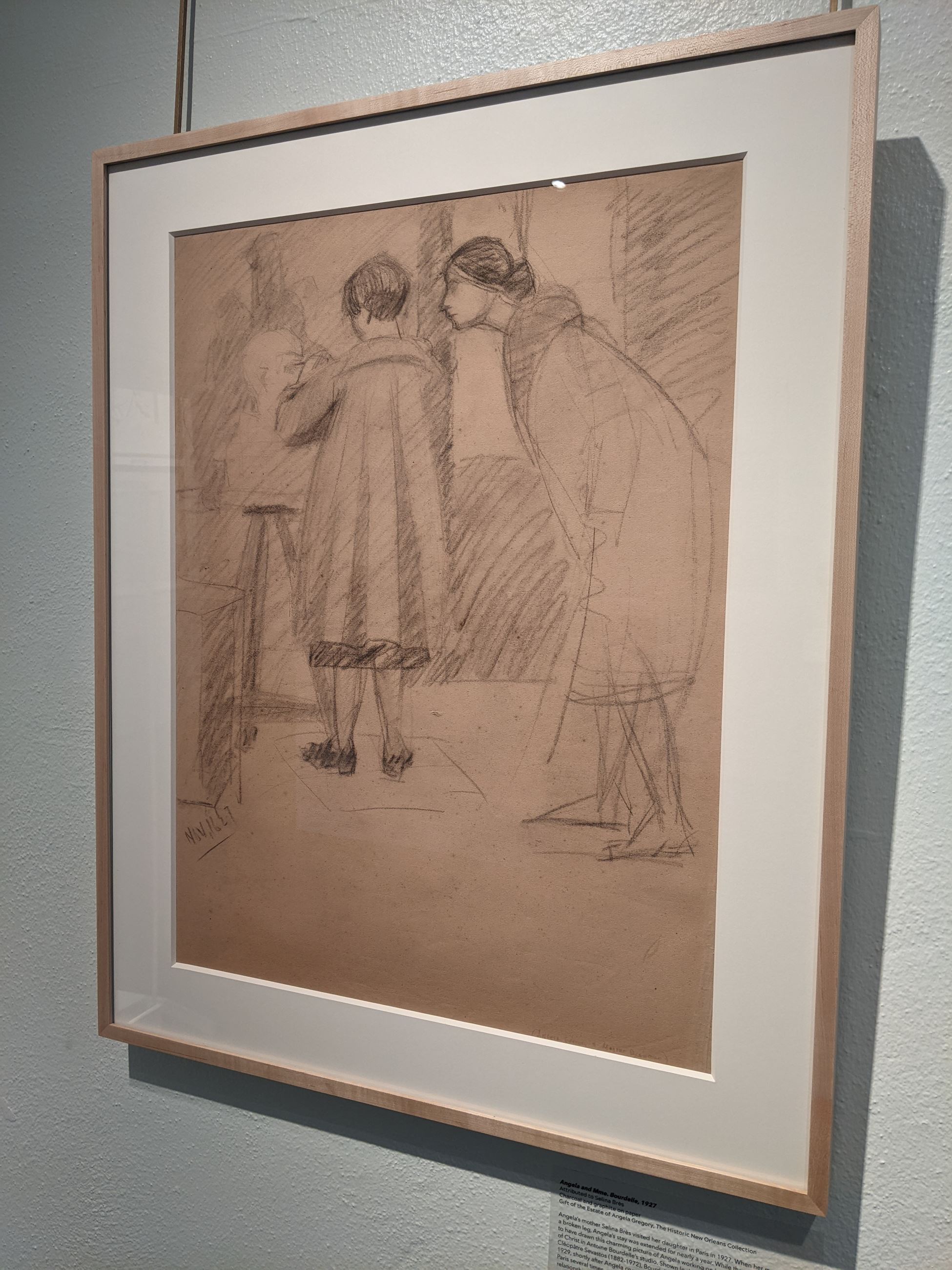 Angela and Mme Bourdelle