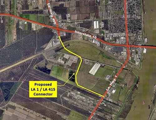 Proposed LA 1 LA 415 Connector Map